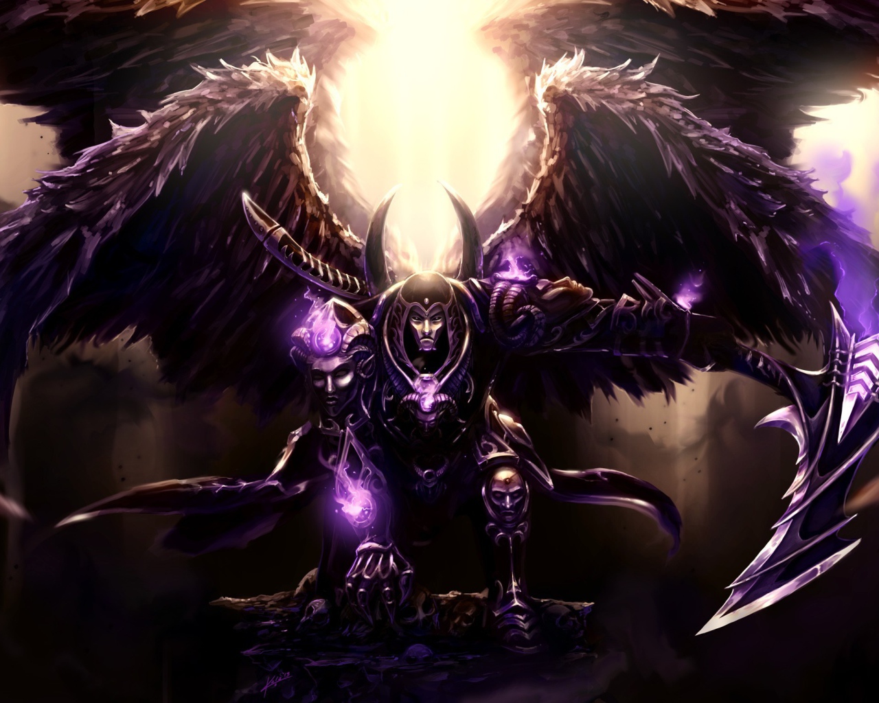 Крылатый Танатос, игра Smite