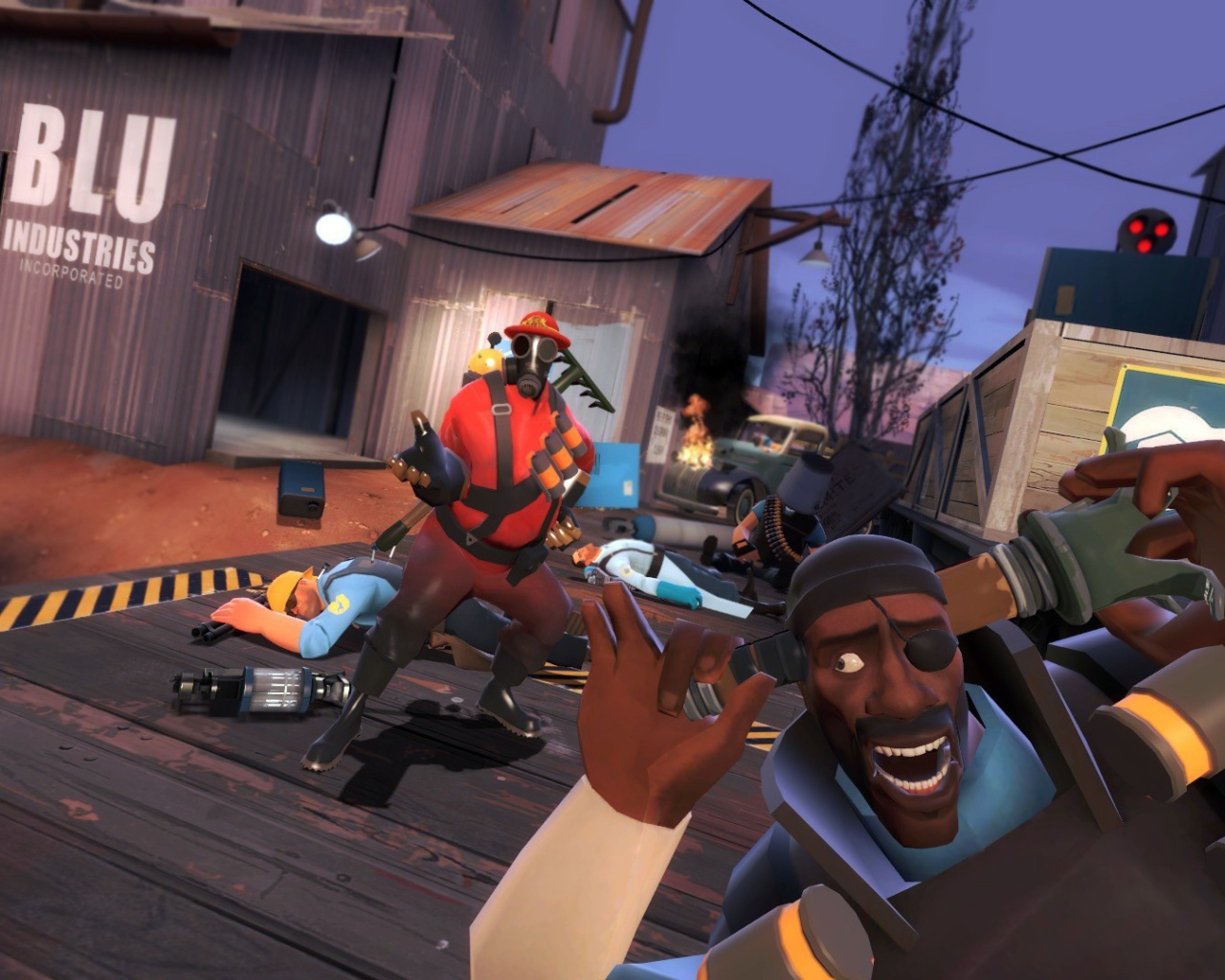 Мир игры Team Fortress 2