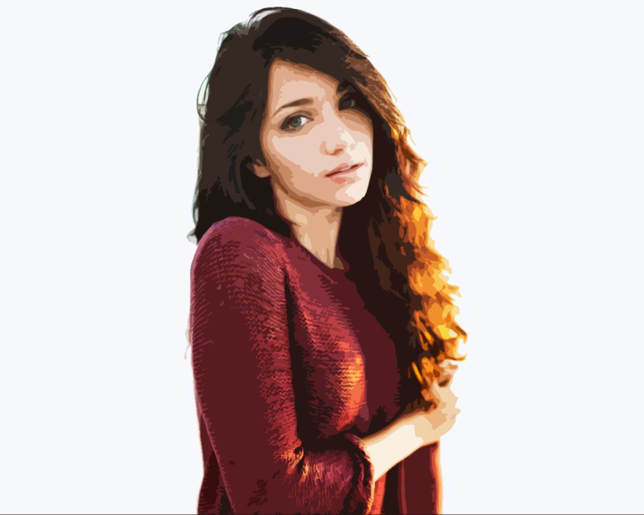 Актриса Эмили Радд, арт