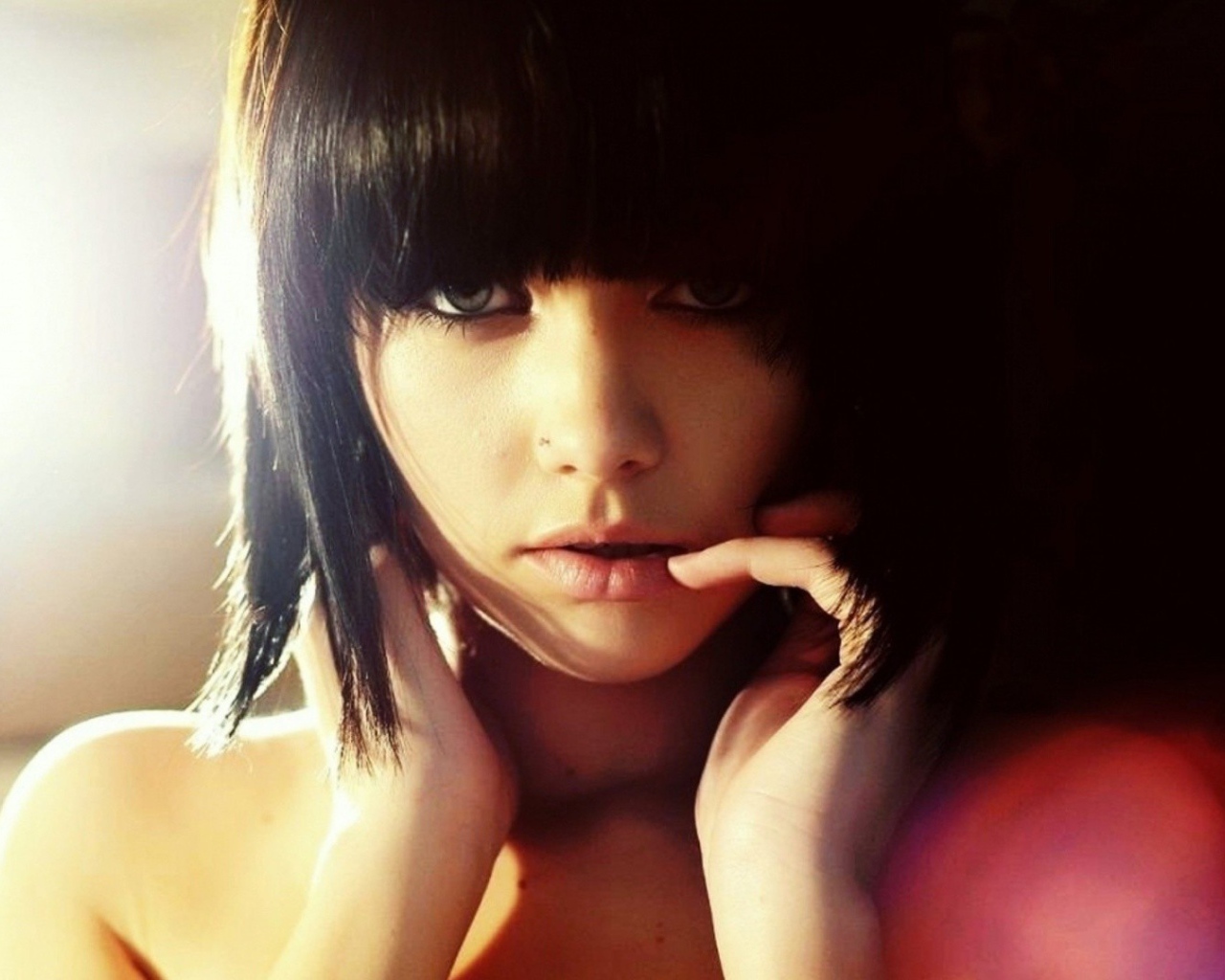 Красивая девушка Мелисса Кларк