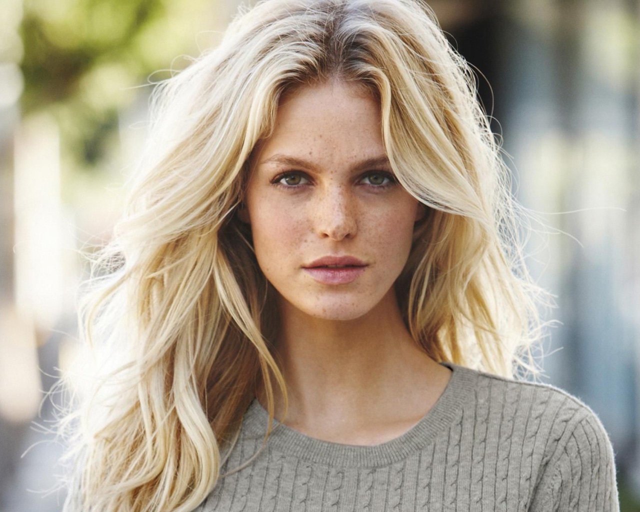 Модель блондинка Эрин Хитертон