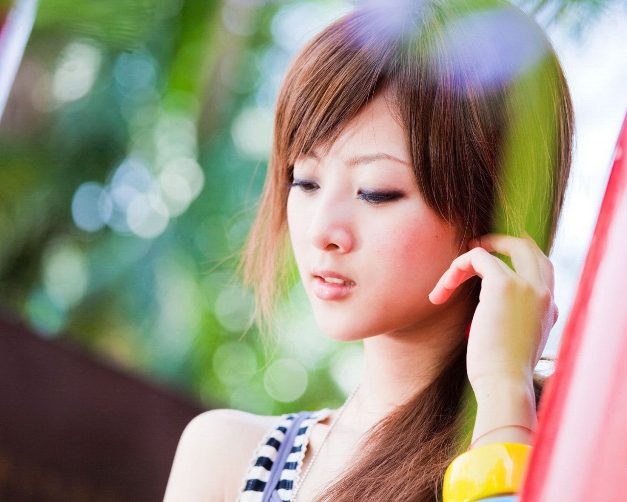 Девушка модель Микако Чанг