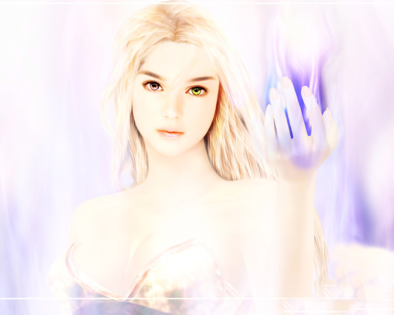 Портрет воздушной девушки