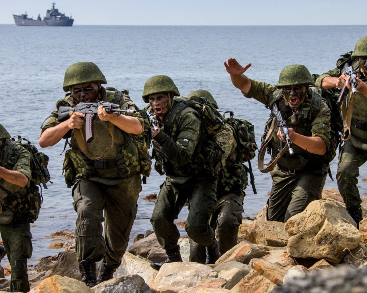 Marines of the Russian Navy