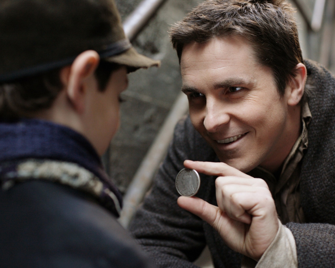 Кристиан Бейл в фильме Престиж