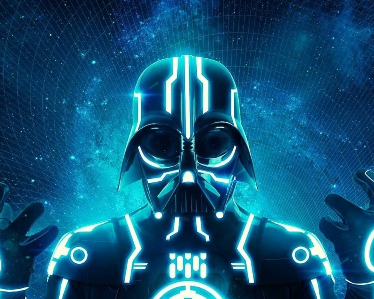 Дарт Вейдер в стиле фильма Трон