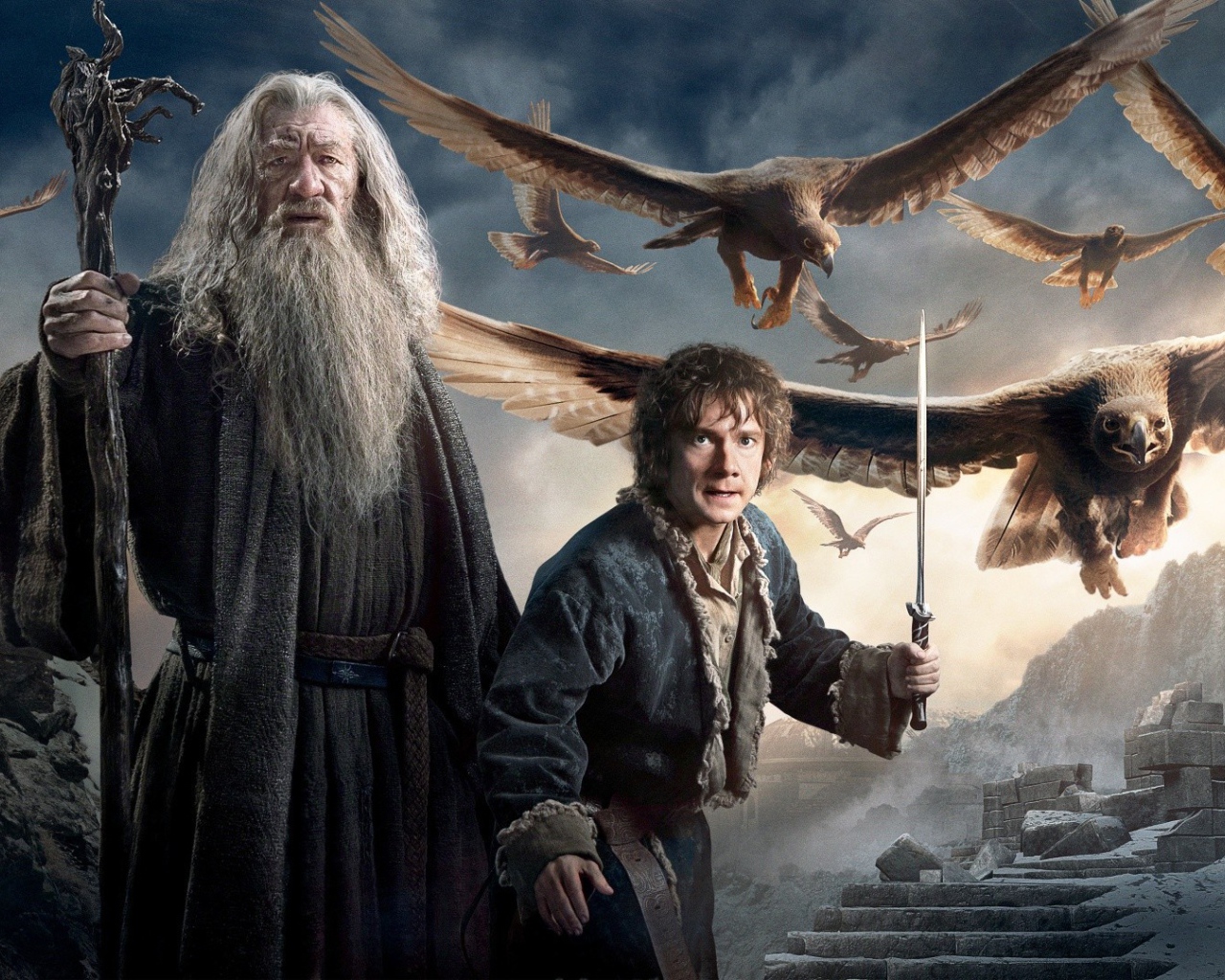 Орлы в фильме Хоббит