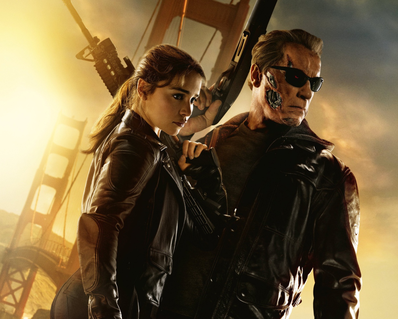 Эмилия Кларк в фильме Терминатор Генезис