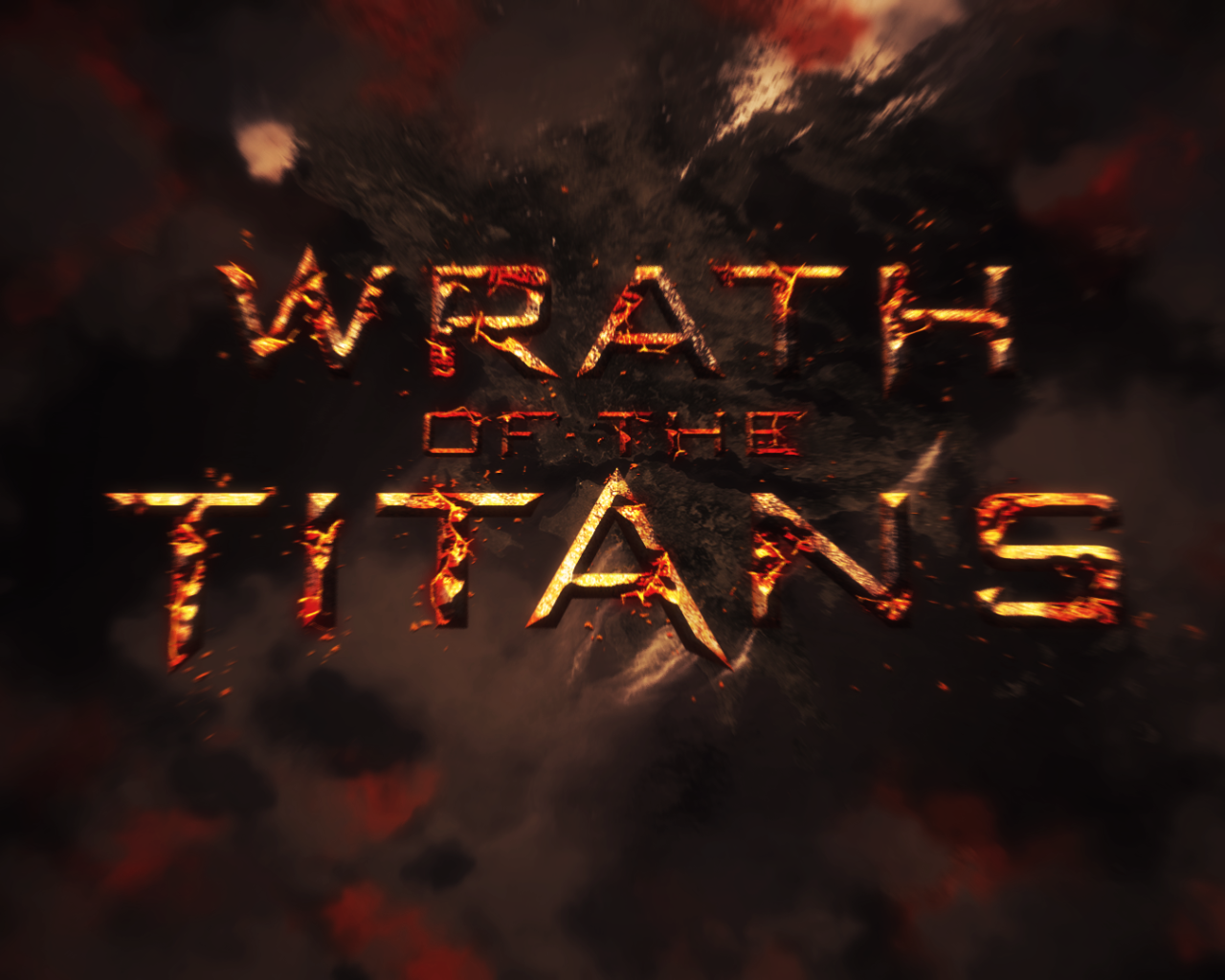 Огненный постер фильма Битва титанов