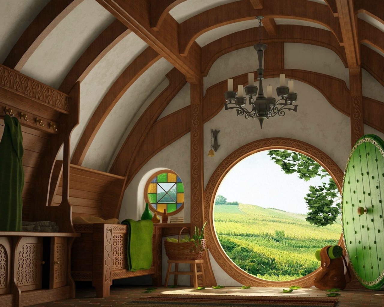 Мебель в жилище хоббита, Властелин колец