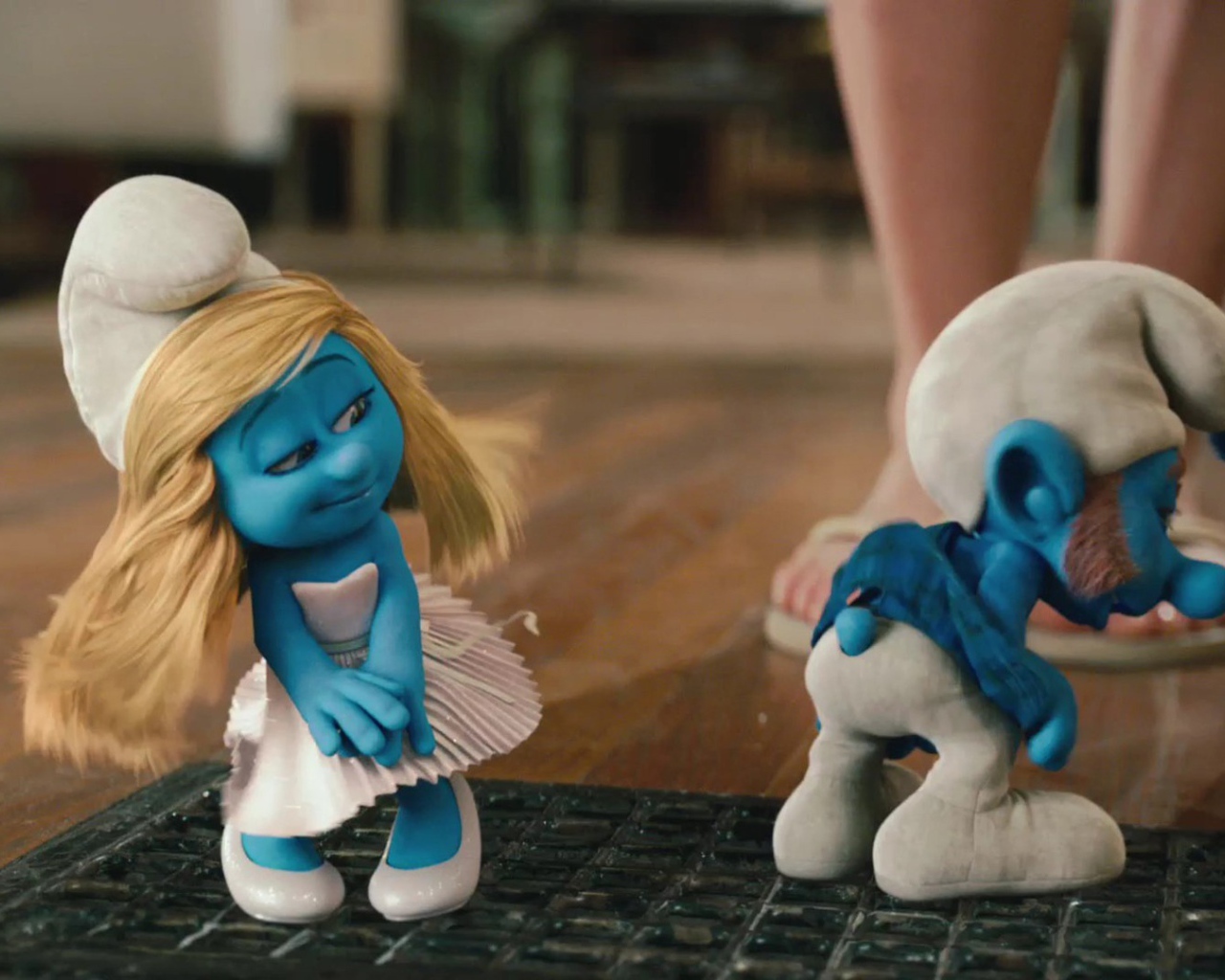 Гномики из комедийного фильма Смурфики