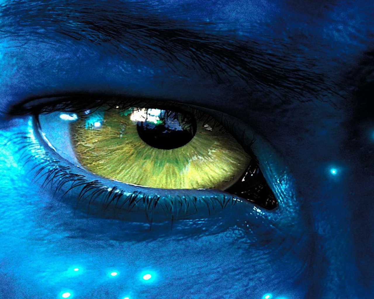 Зеленый глаз Аватара