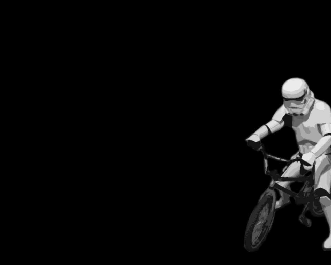 Имперский штурмовик на велосипеде