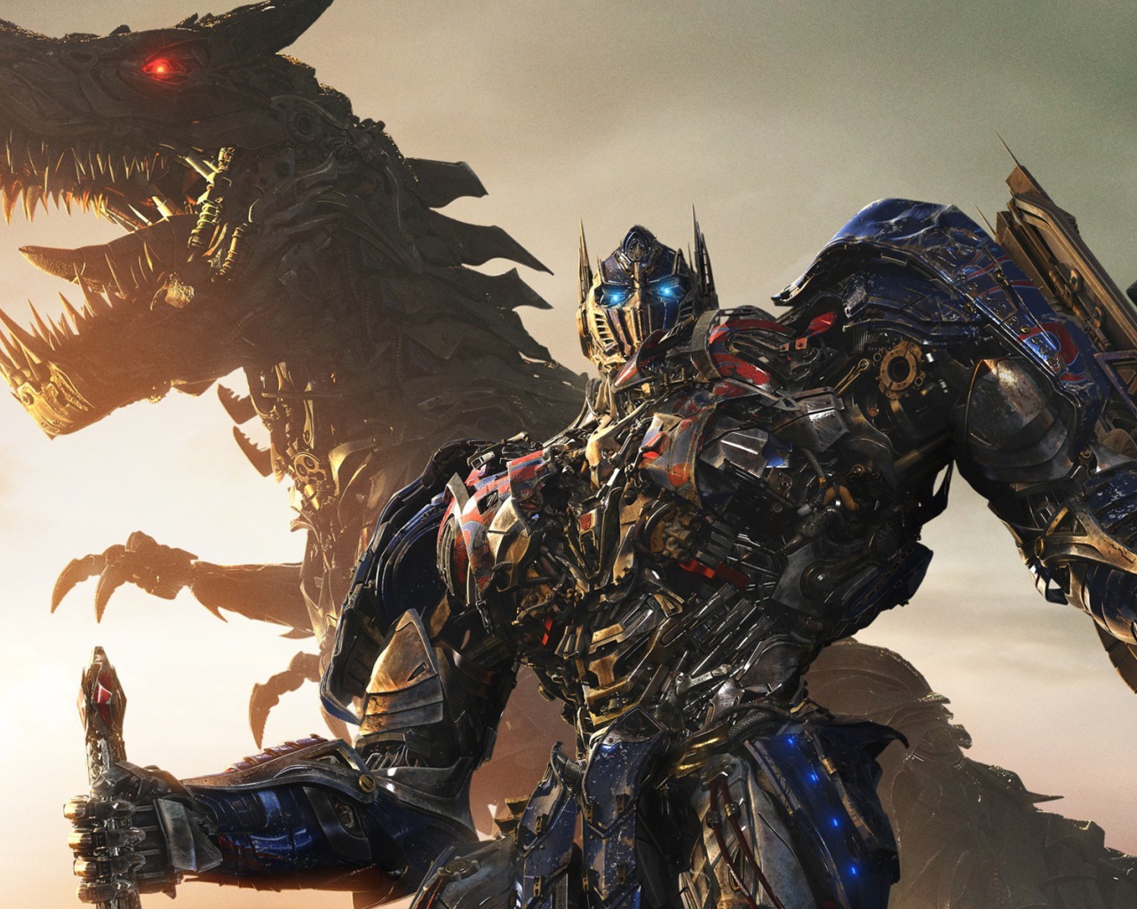 Оптимус Прайм и Гримлок, фильм Трансформеры