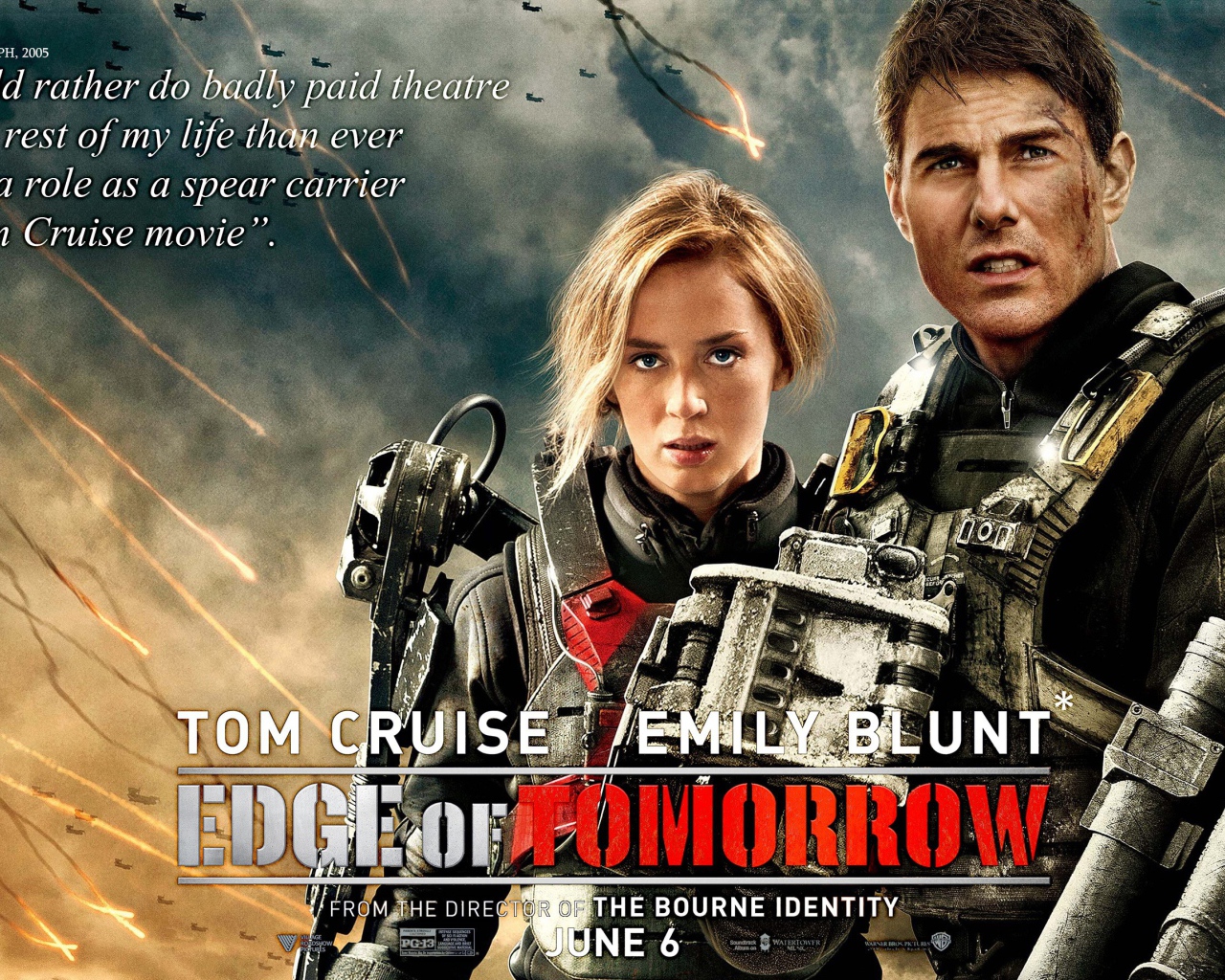 Постер боевика Грань будущего