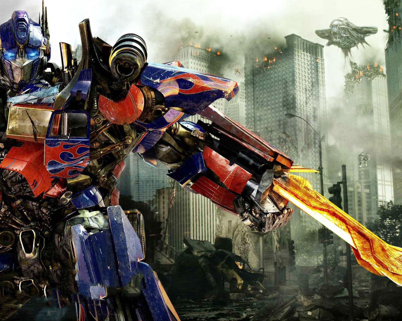 Робот с огненным мечом, фильм Трансформеры