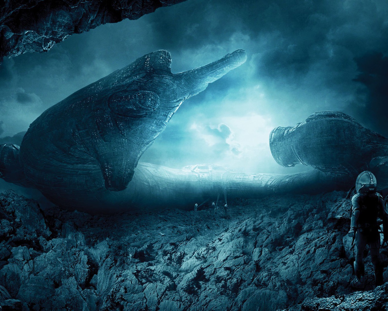 Сцена из фильма Прометей