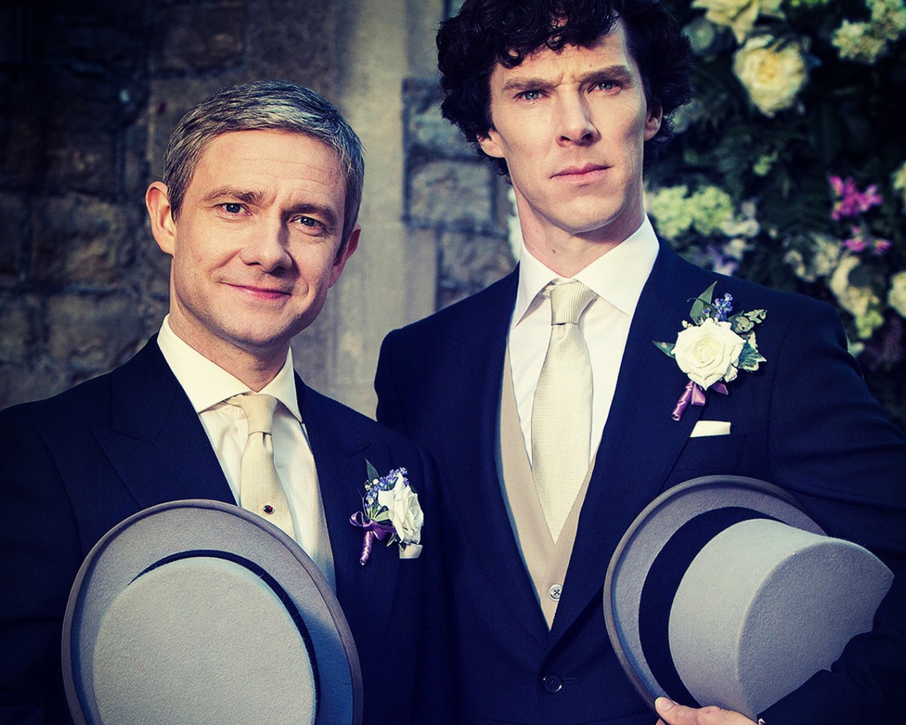 Шерлок и Ватсон на свадьбе