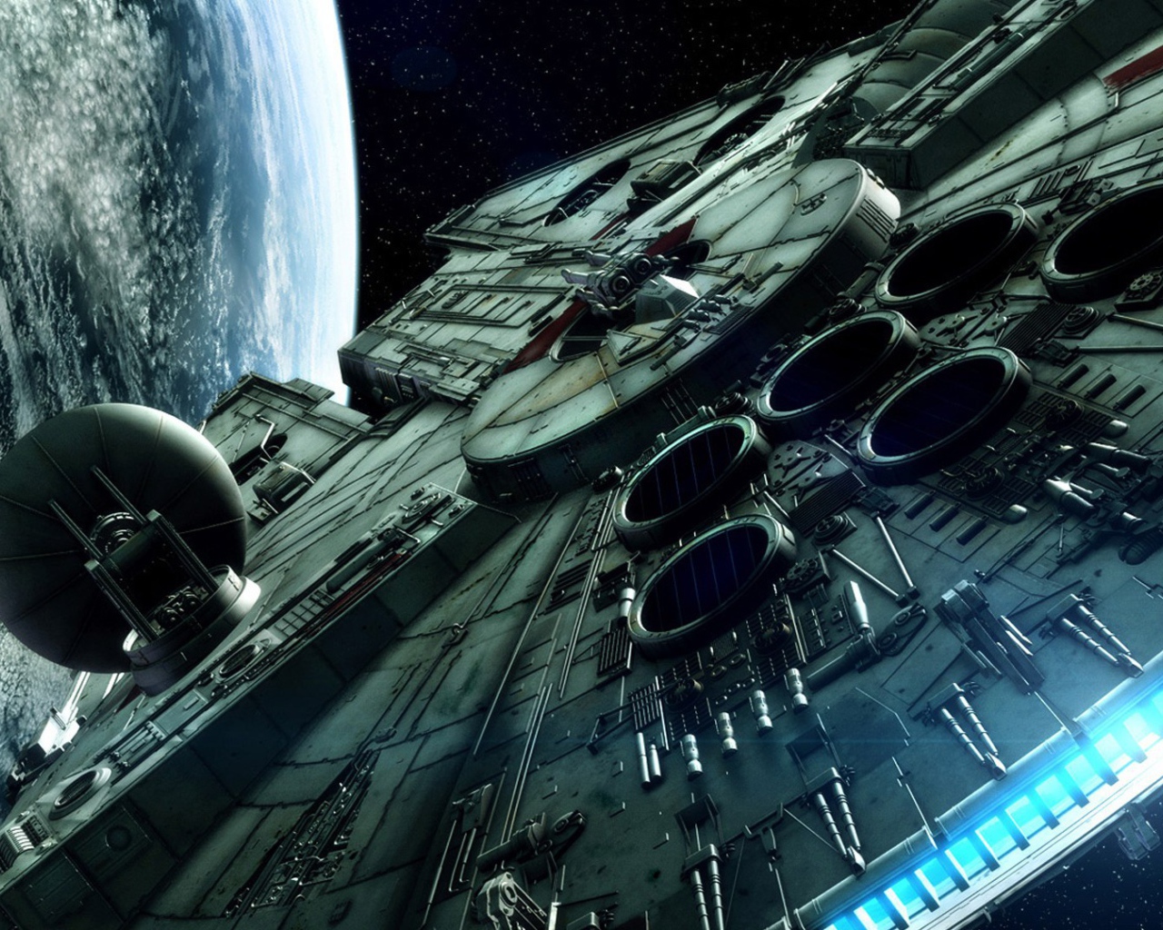 Корабль из Звездных войн Millenium Falcon