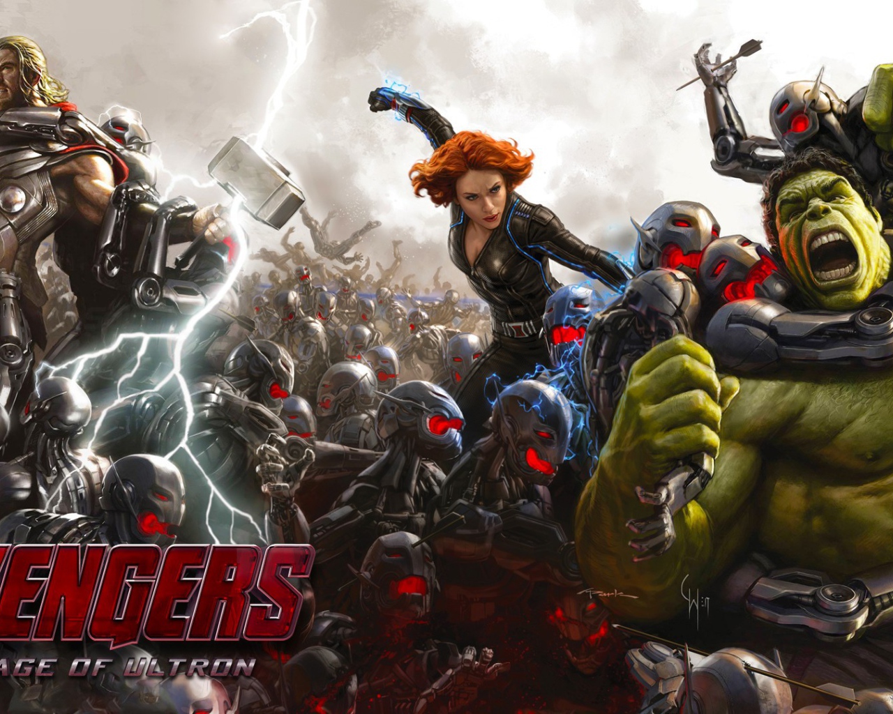 Сражение в фильме Мстители Эра Альтрона