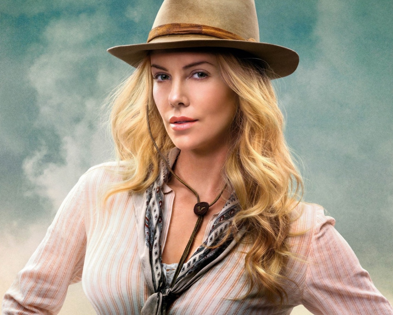 Девушка ковбой из фильма Миллион возможностей умереть на Западе