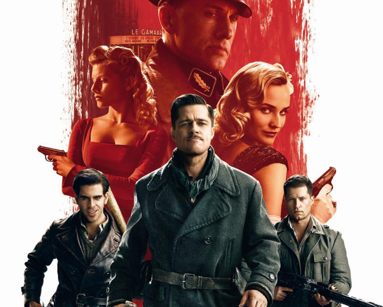 Герои фильма Бесславные ублюдки