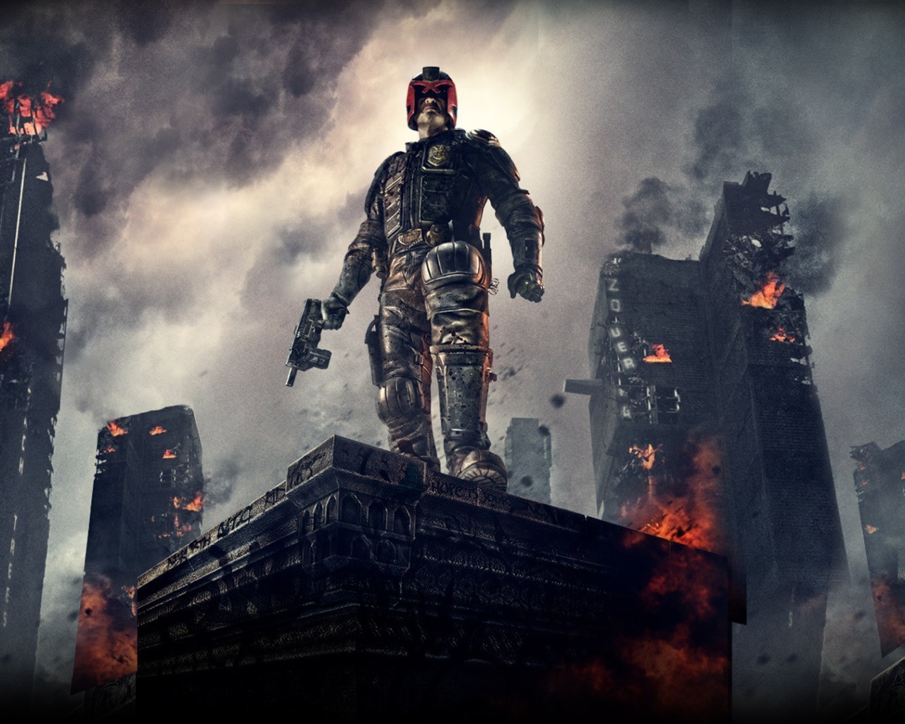 Сцена в фильме Судья Дред