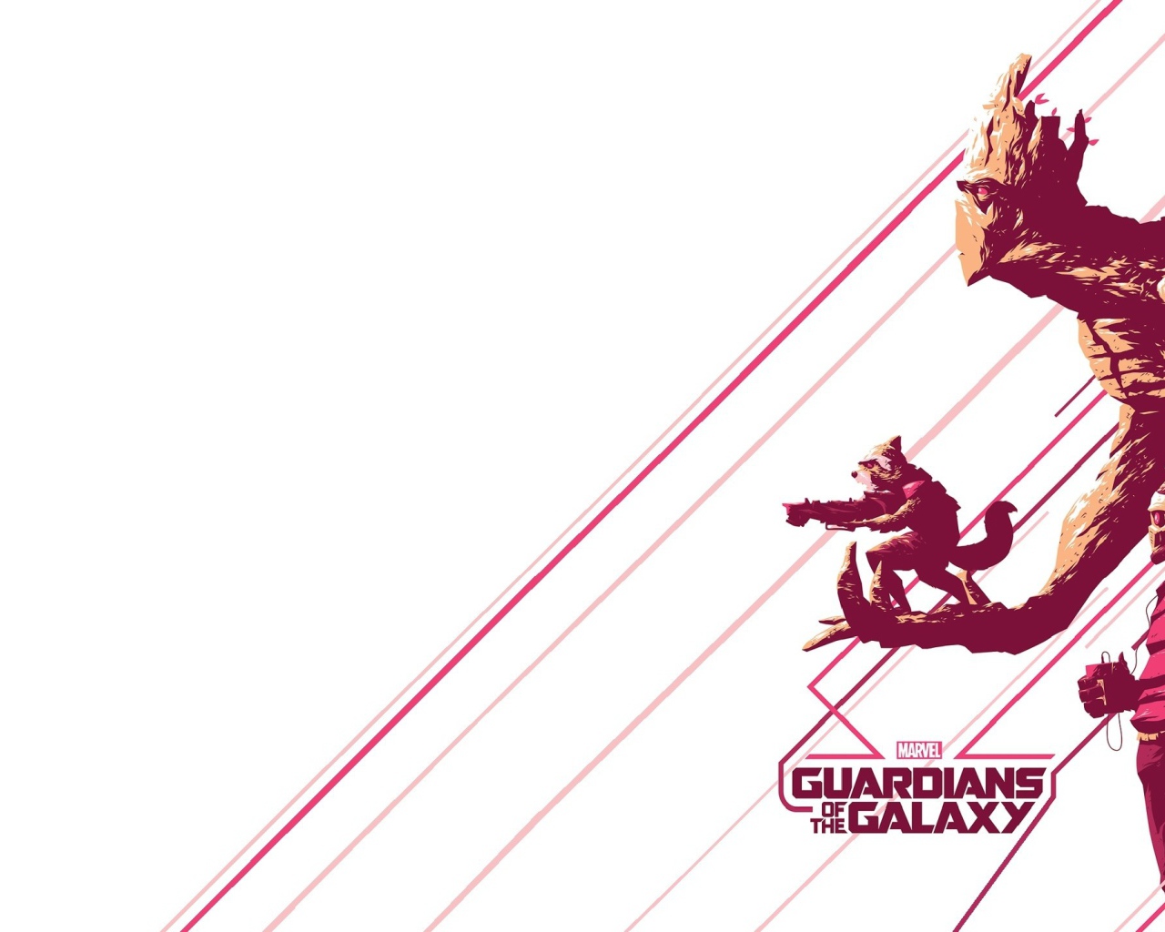 Белый фон, фильм Стражи Галактики