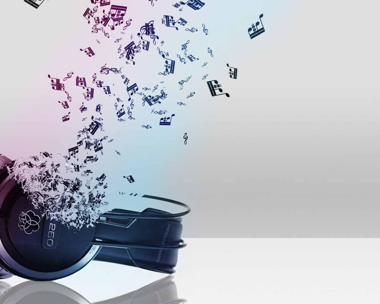 Наушники рассыпались на ноты