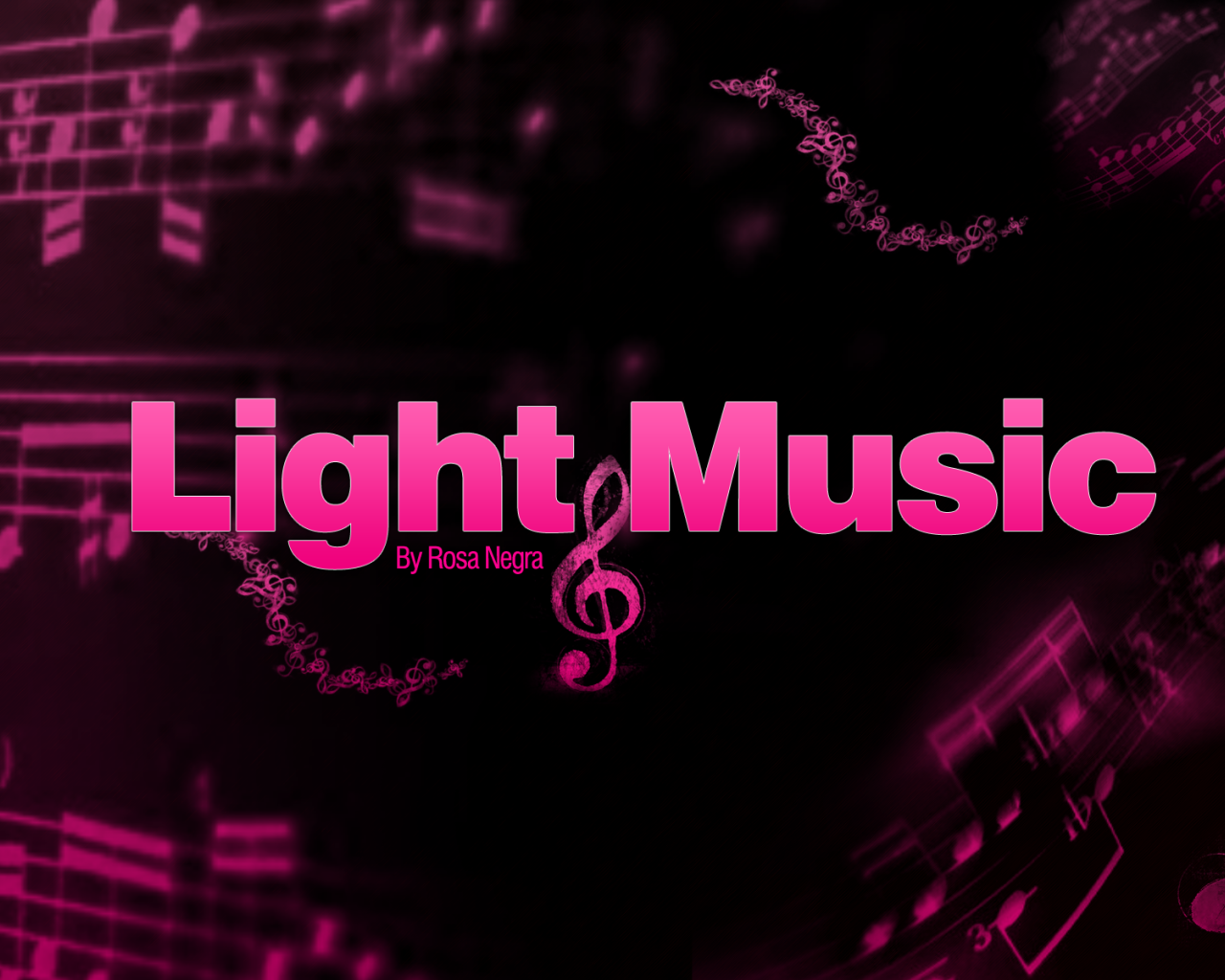 Легкая музыка, розовый фон