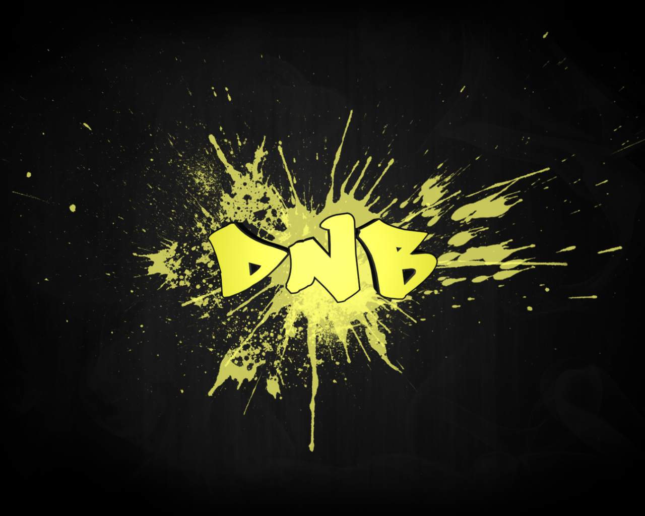 Музыкальный стиль Даб-степ, желтая надпись