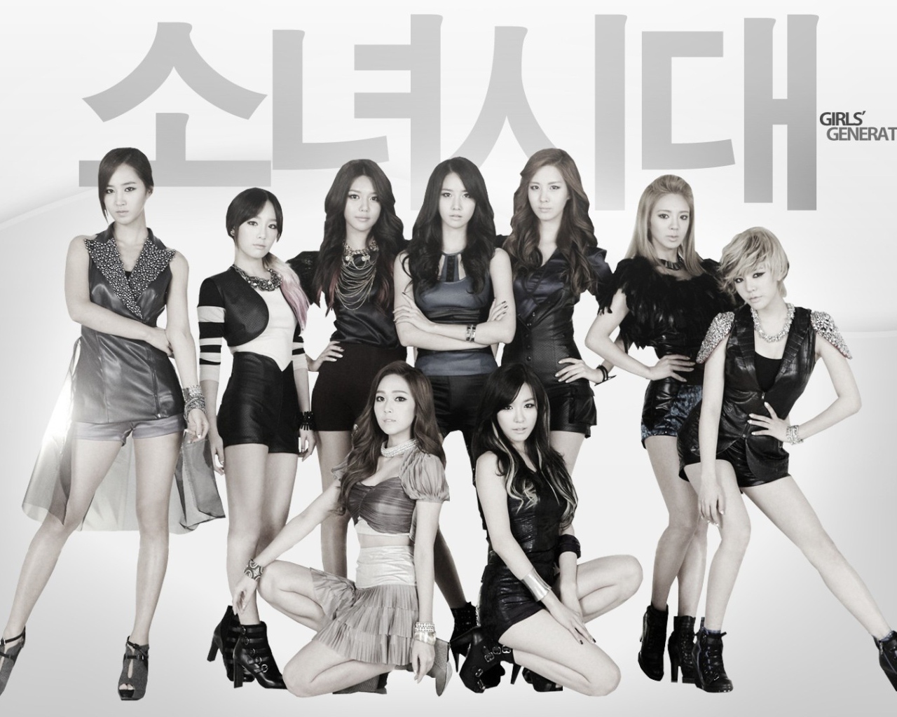 Постер корейской группы Girls’ Generation