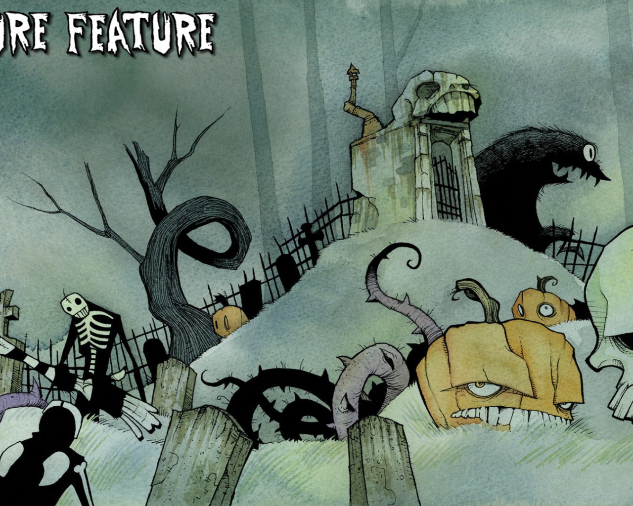 Постер музыкальной группы Creature Feature