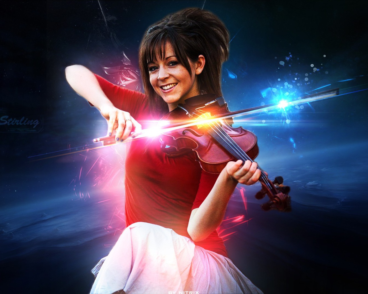 Улыбчивая скрипачка Линдси Стирлинг