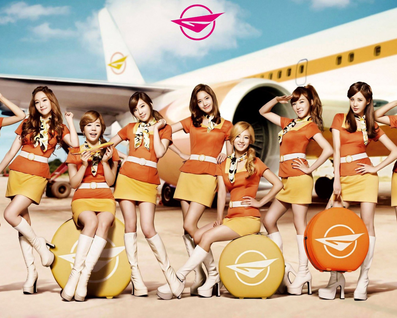 Девушки в оранжевой одежде, Girls’ Generation