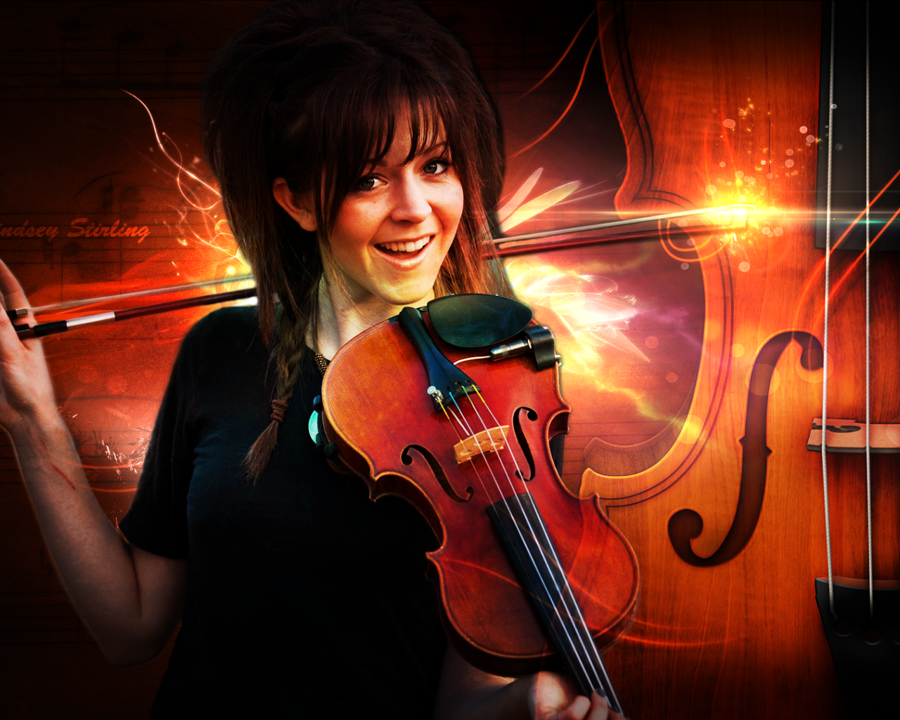 Скрипачка Линдси Стирлинг