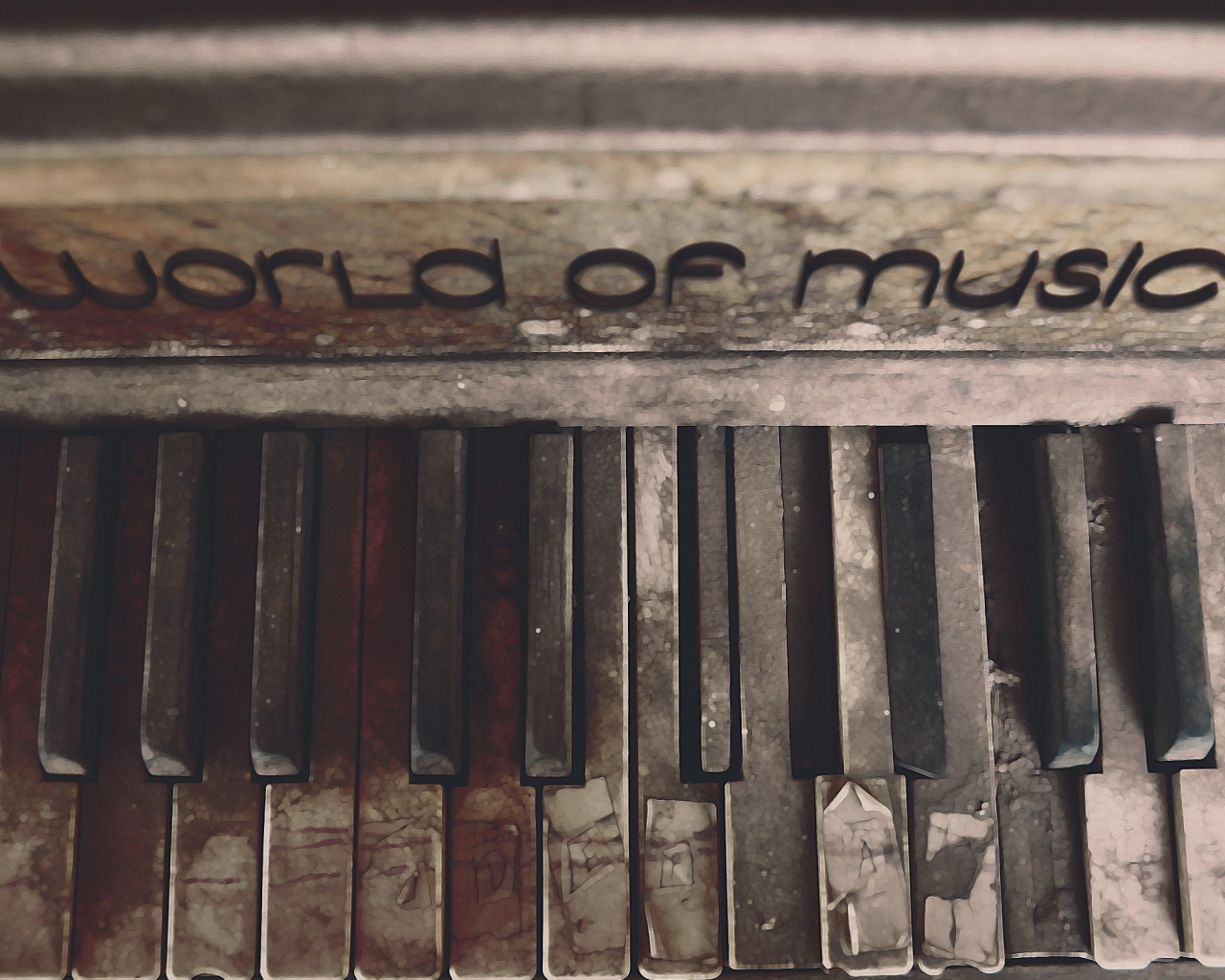 Мир музыки старого пианино