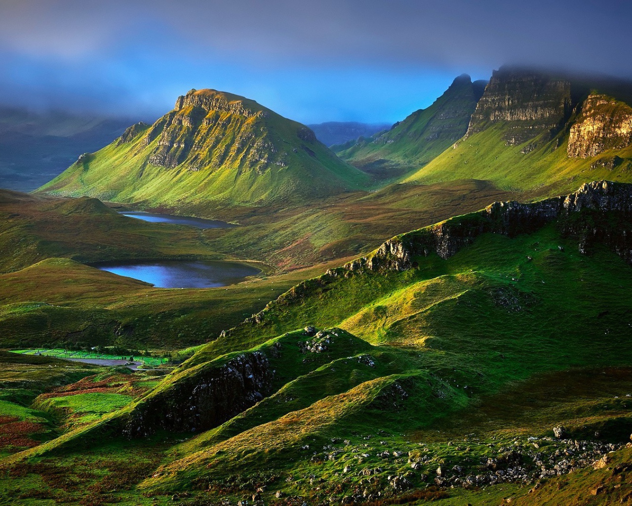 Великолепный пейзаж в Шотландии