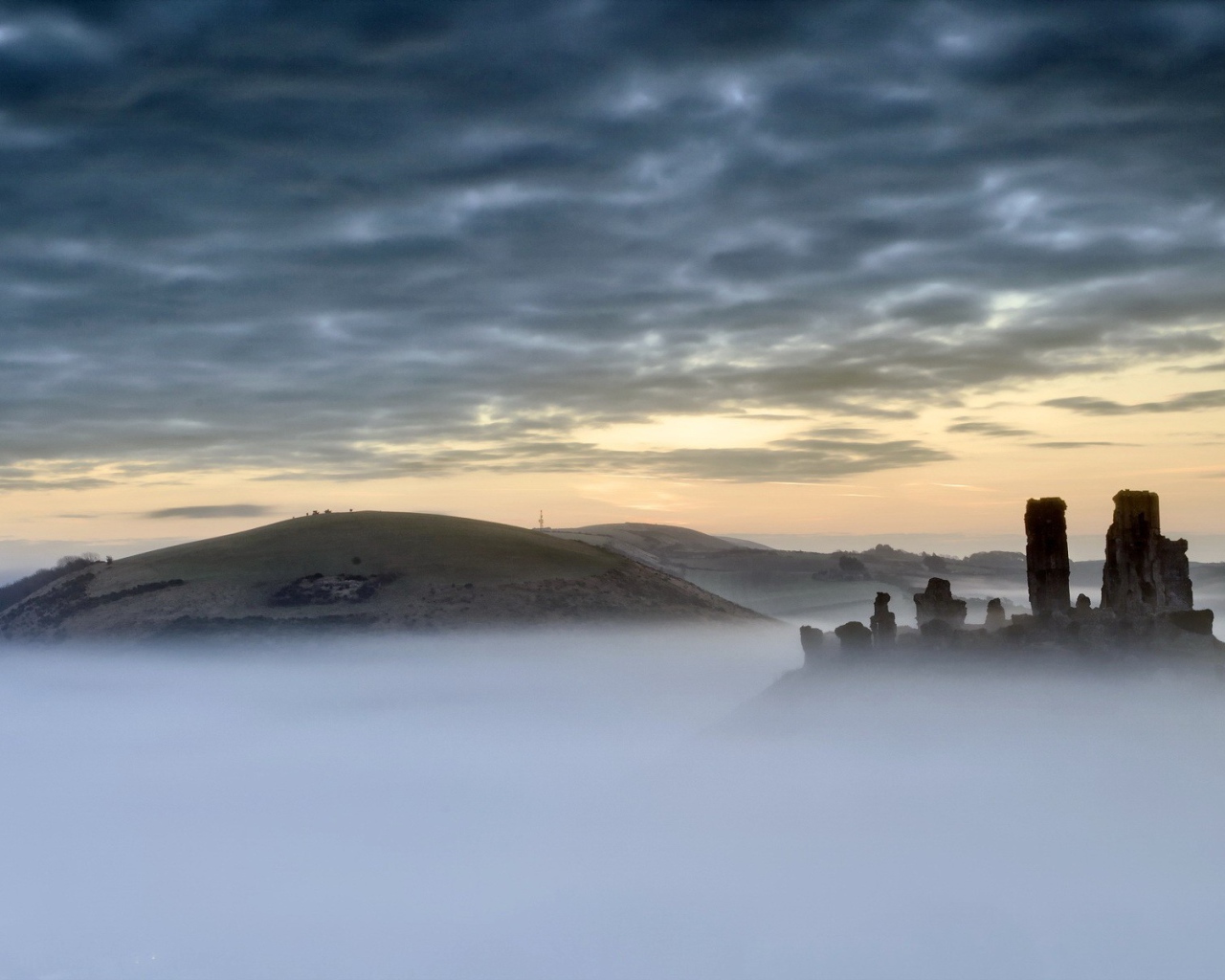Густой туман в Англии