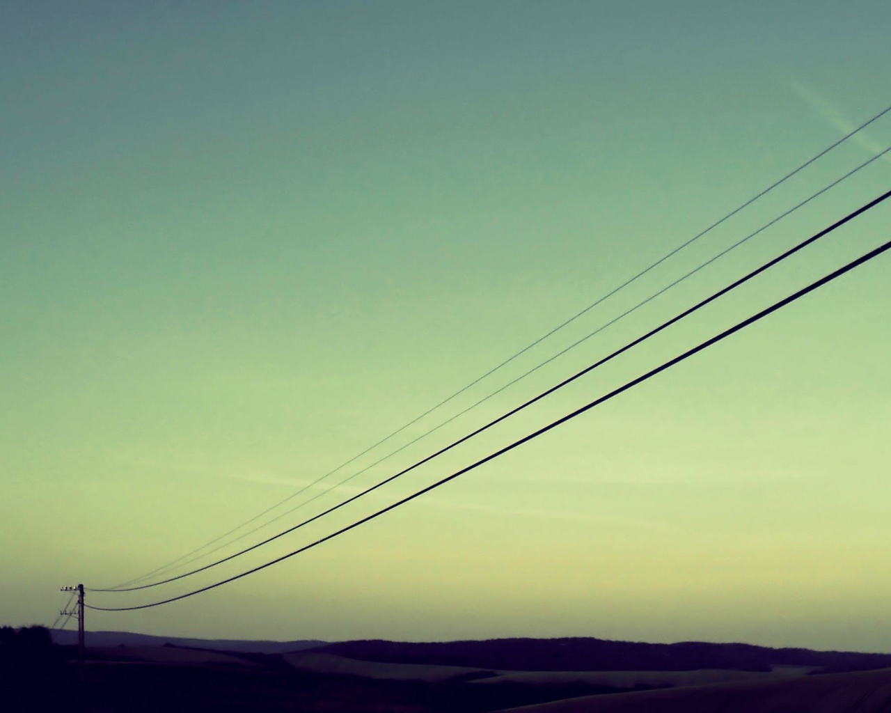 Провода линии электропередач