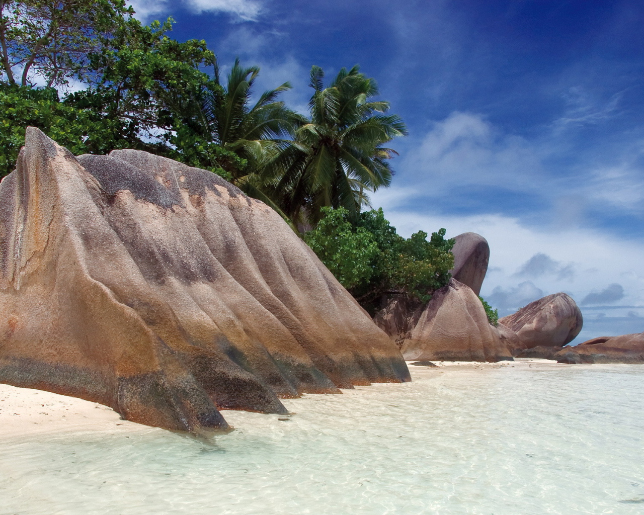 Красивый камень на пляже