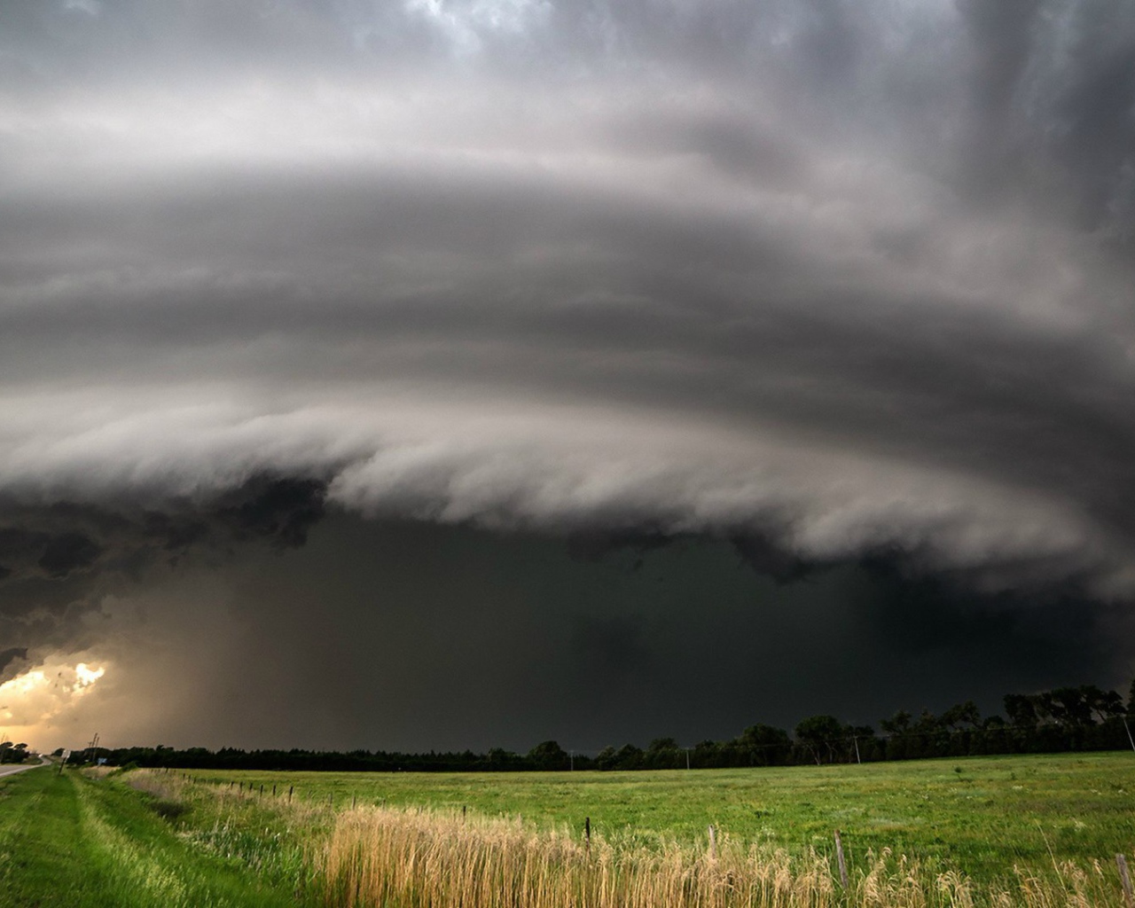 Мощная гроза в Небраске США