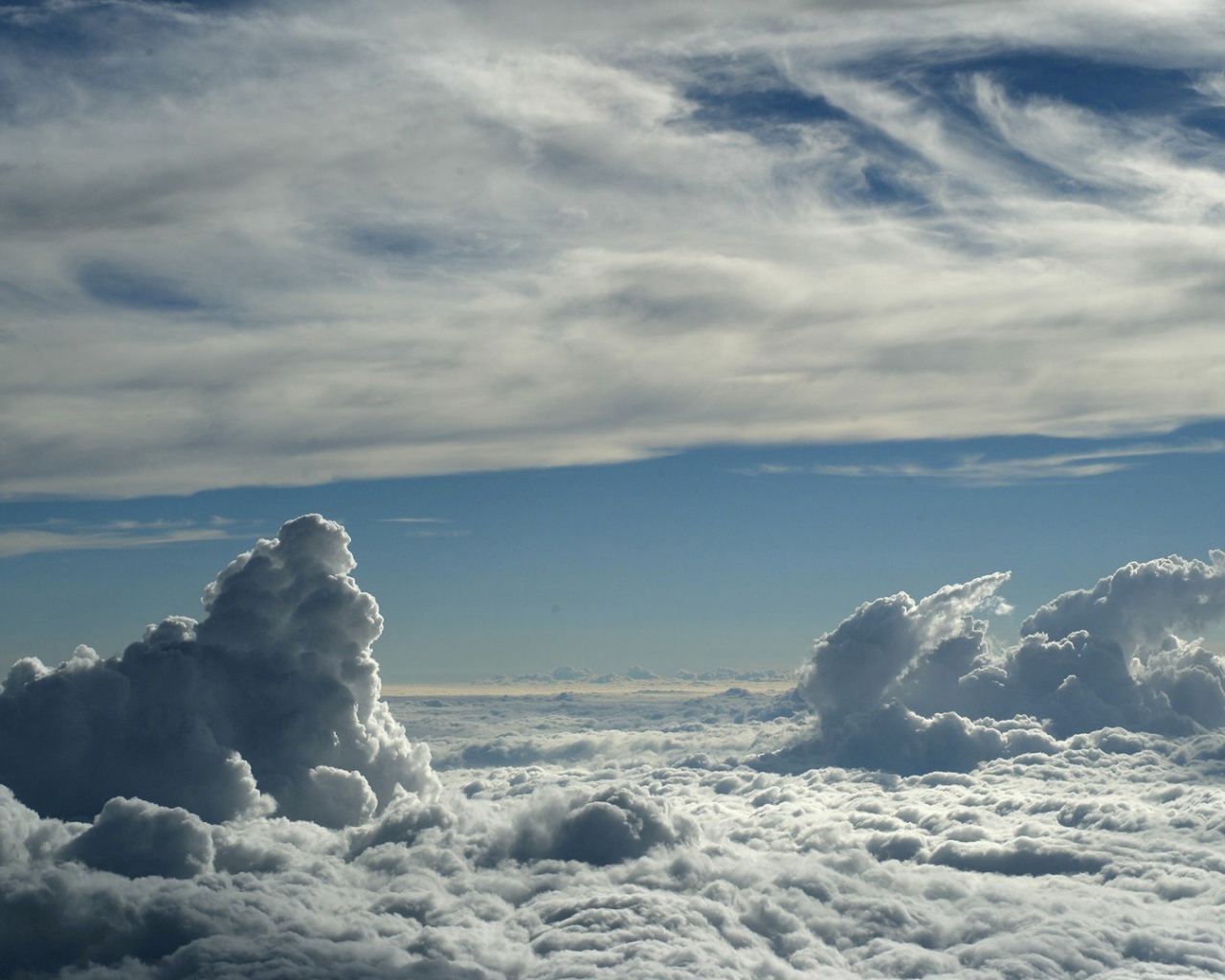 Фото облаков сверху