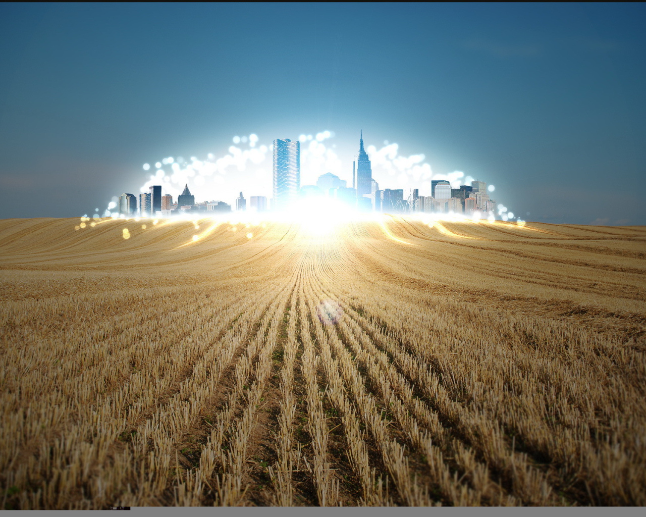 Мираж над полем