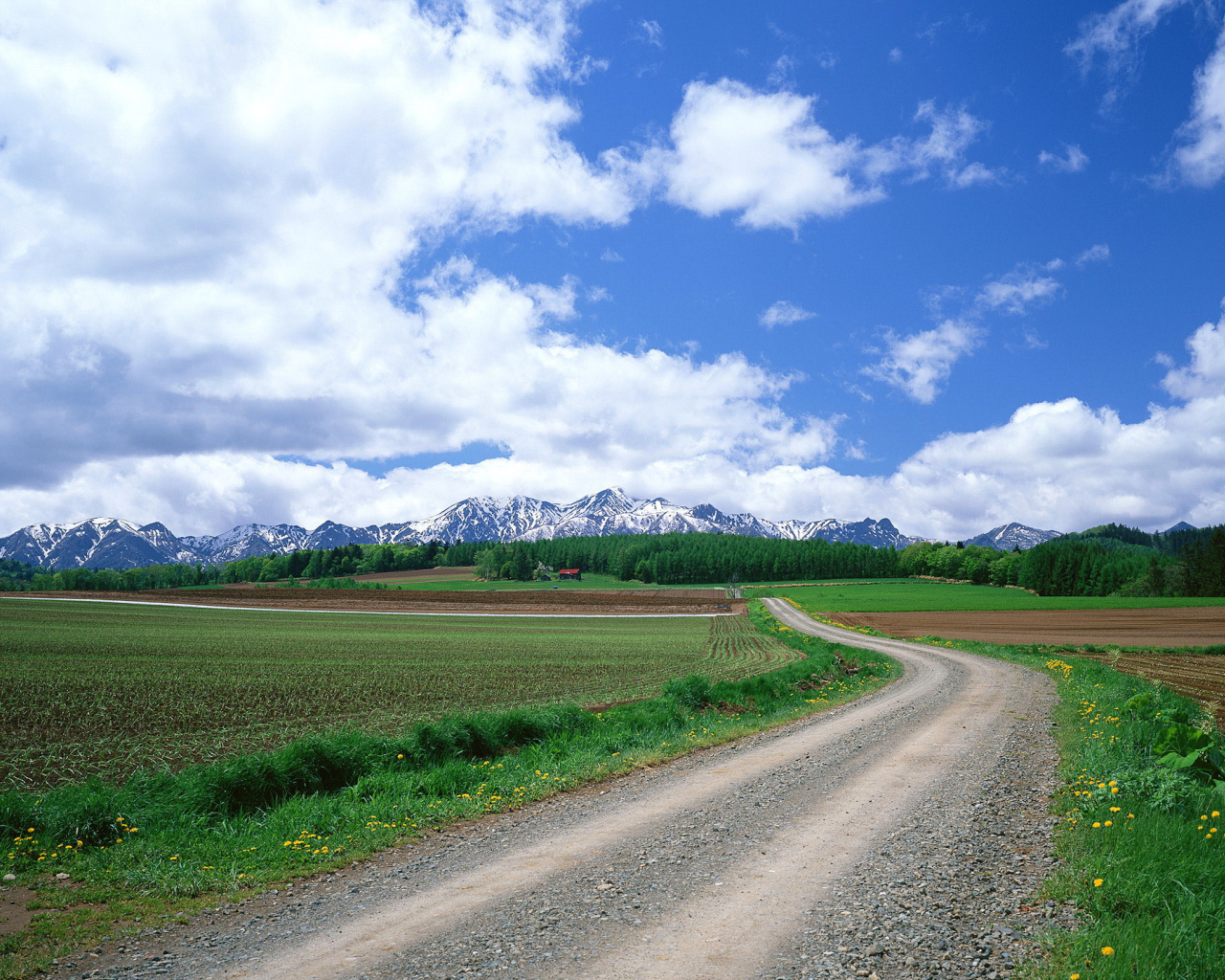 Дорога ведущая в горы