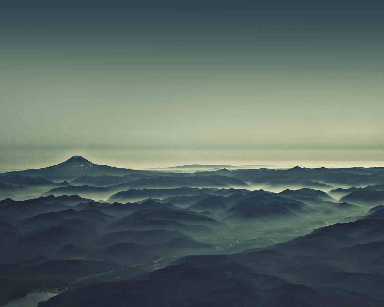 Туман на плоскогорье