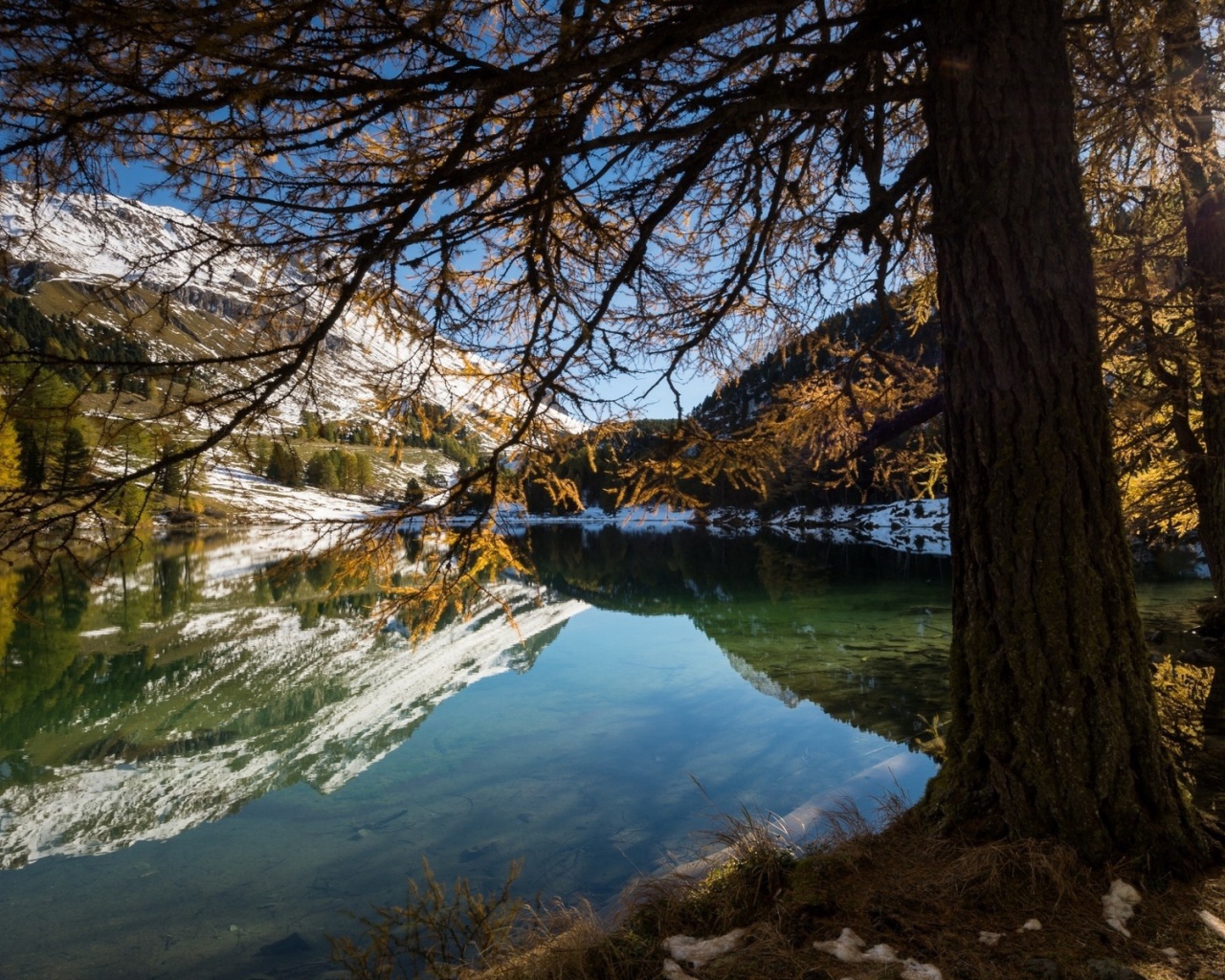 Поздняя осень в горах