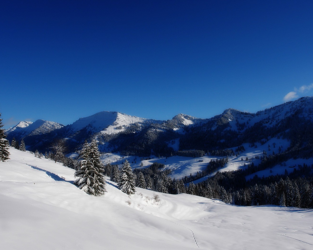Зима в Альпах