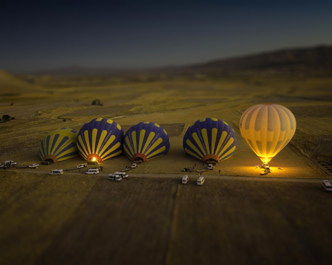 Стартовая площадка воздушных шаров