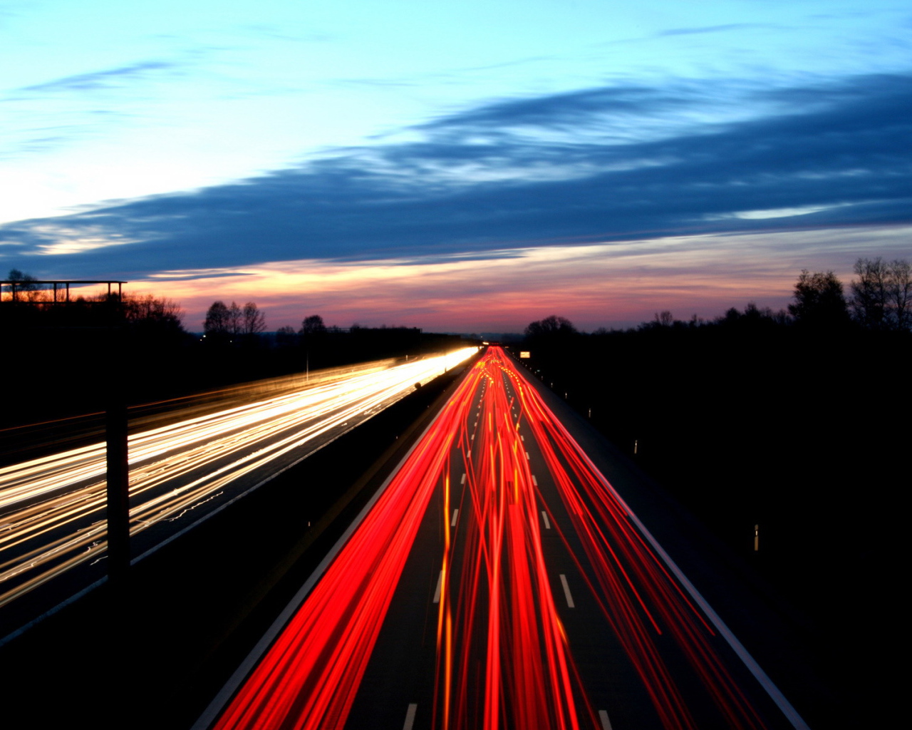 Следы ночной дороги